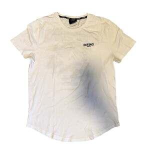 Defend London Men's White Japanese Crane Graphic T-Shirt XL